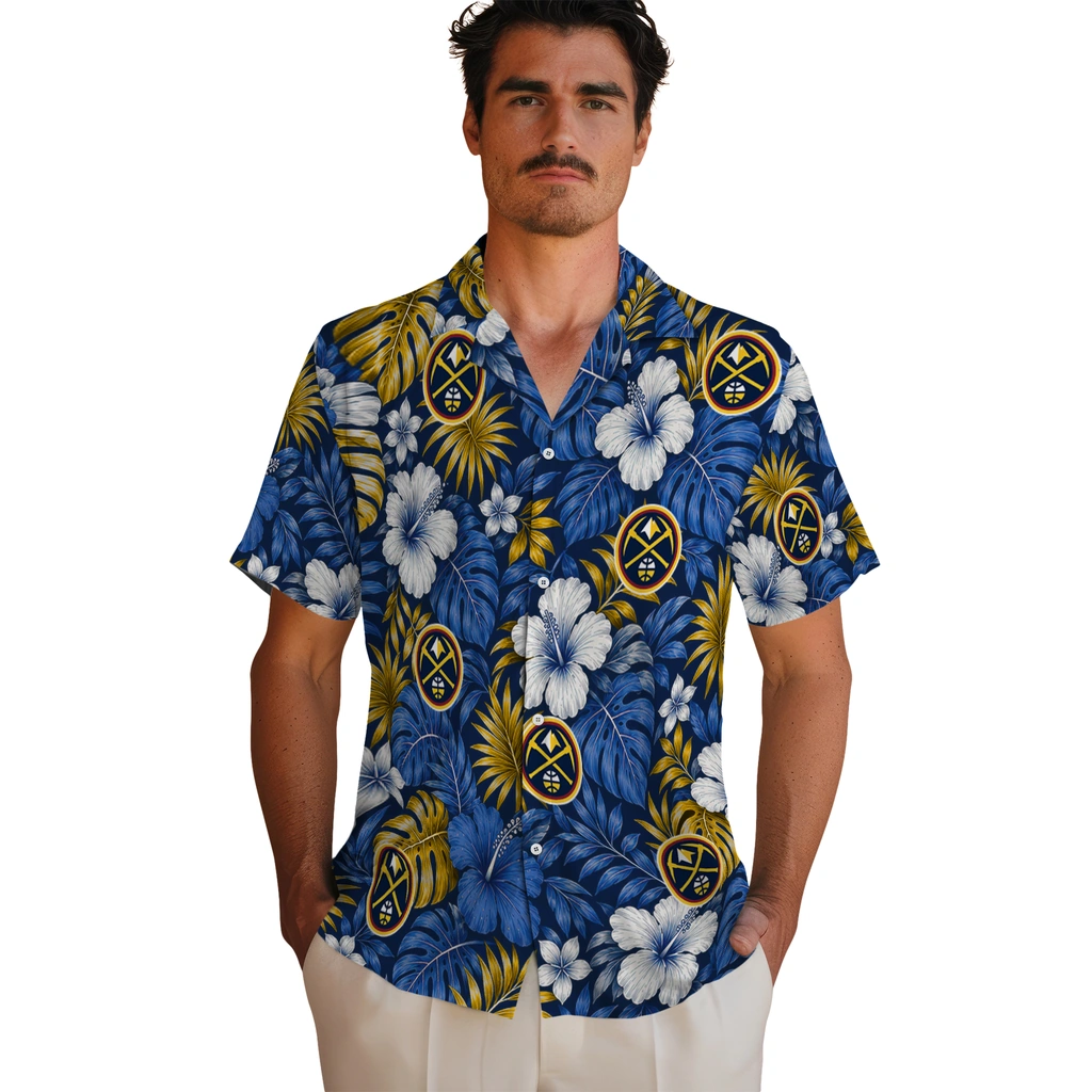 denver-nuggets-hawaiian-shirt-personalized-hibiscus-monstera-blue-fashion-forward.webp