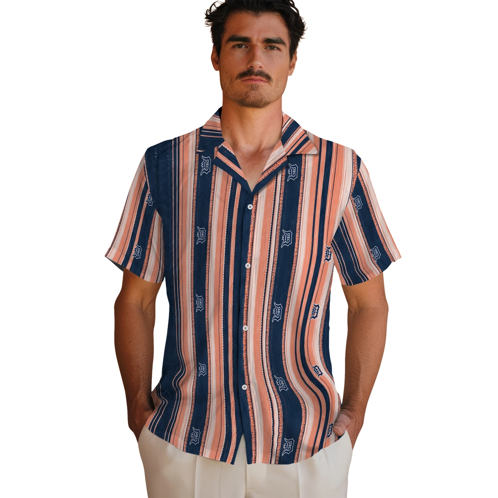 detroit-tigers-hawaiian-shirt-custom-distressed-stripes-navy-orange-fashion-forward.webp