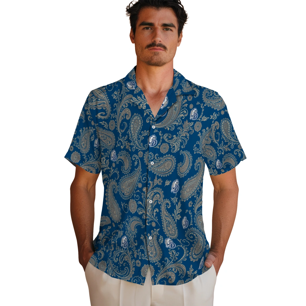 drake-bulldogs-hawaiian-shirt-custom-paisley-print-blue-fashion-forward.webp