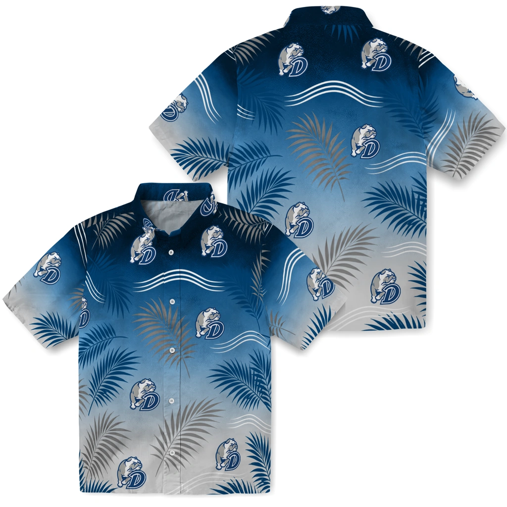 drake-bulldogs-hawaiian-shirt-customized-ombre-fronds-blue-high-quality.webp