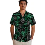 eastern-michigan-eagles-hawaiian-shirt-personalized-neon-florals-black-best-selling.webp