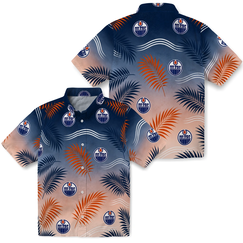 edmonton-oilers-hawaiian-shirt-personalized-ombre-fronds-blue-high-quality.webp