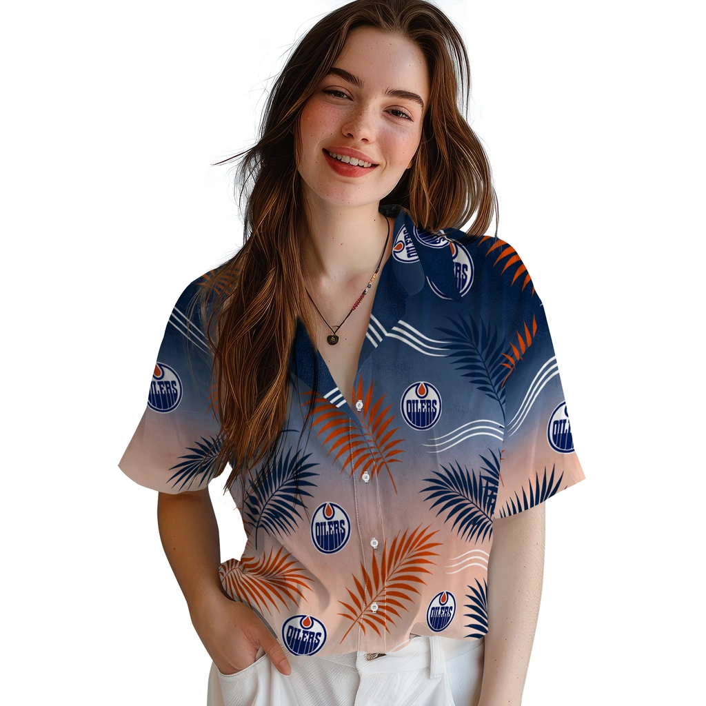 edmonton-oilers-hawaiian-shirt-personalized-ombre-fronds-blue-latest-model.webp