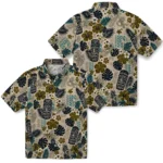 georgia-tech-yellow-jackets-hawaiian-shirt-personalized-tiki-masks-warm-beige-best-selling.webp