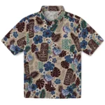 gonzaga-bulldogs-hawaiian-shirt-customized-tiki-masks-warm-beige-best-selling.webp