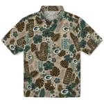 green-bay-packers-hawaiian-shirt-customized-tiki-masks-warm-beige-best-selling.webp