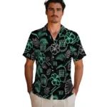 hawaii-rainbow-warriors-hawaiian-shirt-customized-neon-florals-black-best-selling.webp