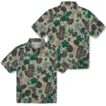hawaii-rainbow-warriors-hawaiian-shirt-personalized-tiki-masks-warm-beige-best-selling.webp