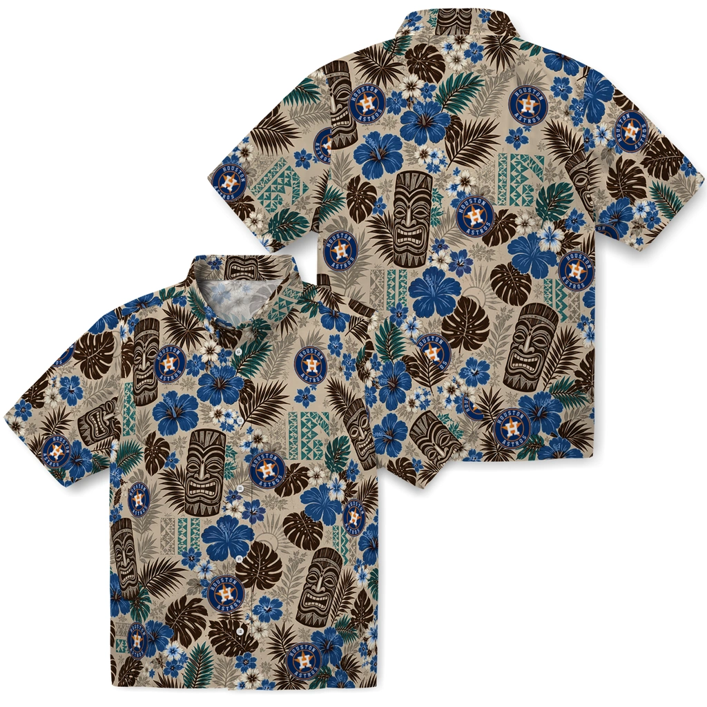 houston-astros-hawaiian-shirt-custom-tiki-masks-warm-beige-high-quality.webp