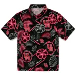 houston-cougars-hawaiian-shirt-personalized-neon-florals-black-best-selling.webp