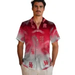 houston-cougars-hawaiian-shirt-personalized-ombre-fronds-red-best-selling.webp