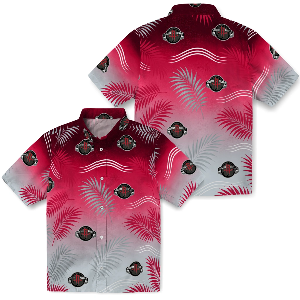 houston-rockets-hawaiian-shirt-customized-ombre-fronds-red-high-quality.webp