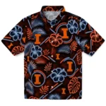 illinois-fighting-illini-hawaiian-shirt-customized-neon-florals-black-best-selling.webp