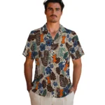 illinois-fighting-illini-hawaiian-shirt-personalized-tiki-masks-warm-beige-best-selling.webp