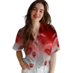 indiana-hoosiers-hawaiian-shirt-custom-ombre-fronds-red-best-selling.webp
