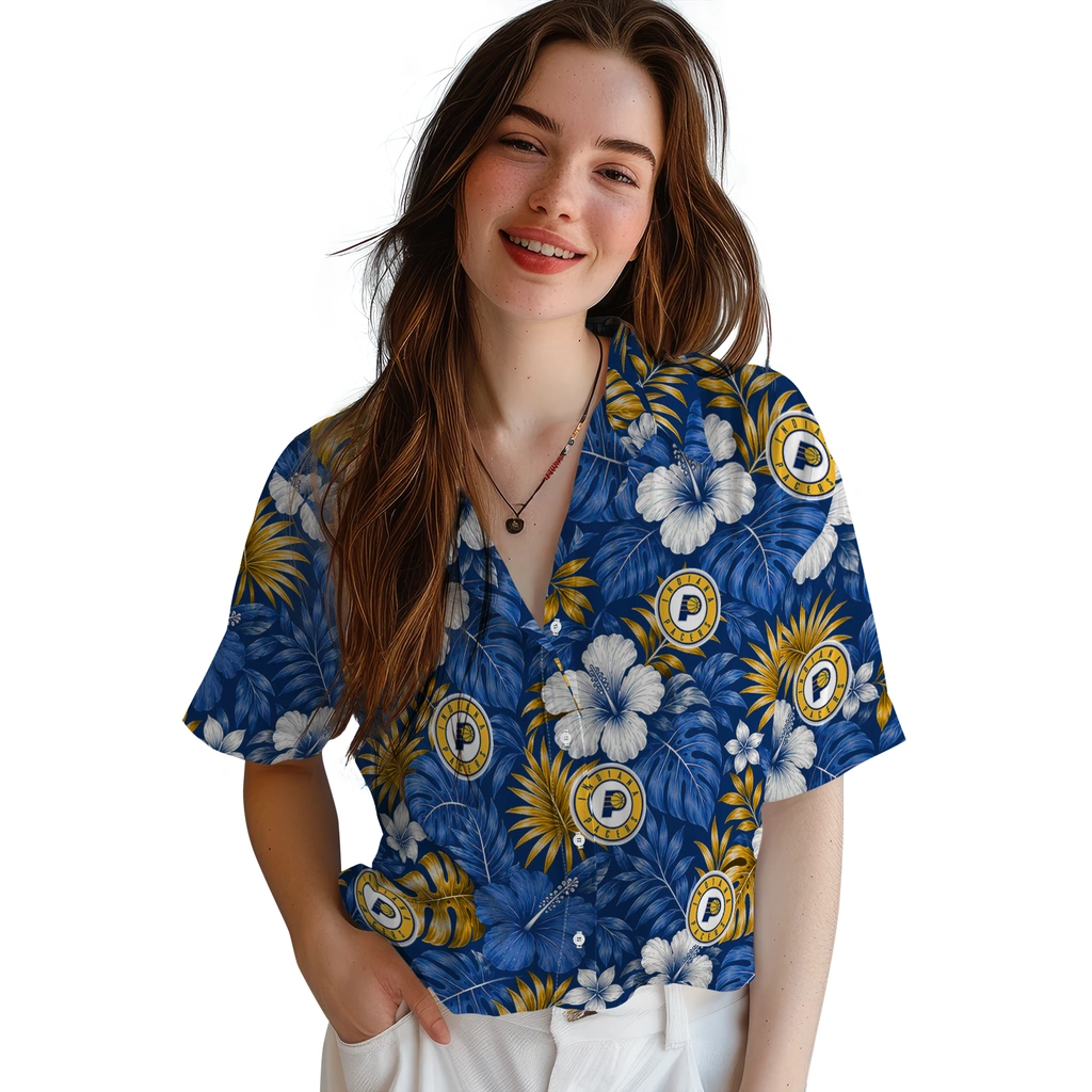 indiana-pacers-hawaiian-shirt-custom-hibiscus-monstera-blue-latest-model.webp