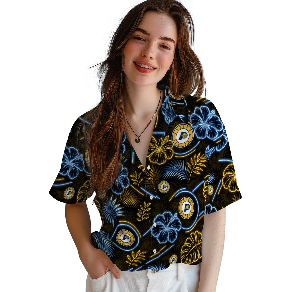 indiana-pacers-hawaiian-shirt-personalized-neon-florals-black-latest-model.webp