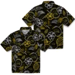 iowa-hawkeyes-hawaiian-shirt-personalized-neon-florals-black-best-selling.webp