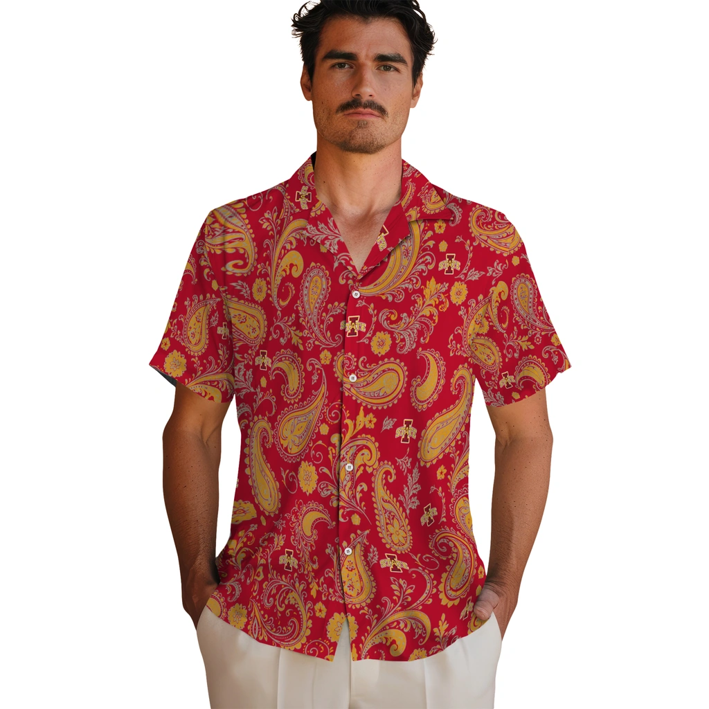 iowa-state-cyclones-hawaiian-shirt-custom-paisley-print-red-fashion-forward.webp