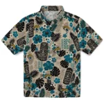 jacksonville-jaguars-hawaiian-shirt-customized-tiki-masks-warm-beige-best-selling.webp