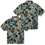 jacksonville-jaguars-hawaiian-shirt-customized-tiki-masks-warm-beige-best-selling.webp