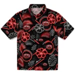 jacksonville-state-gamecocks-hawaiian-shirt-customized-neon-florals-black-best-selling.webp