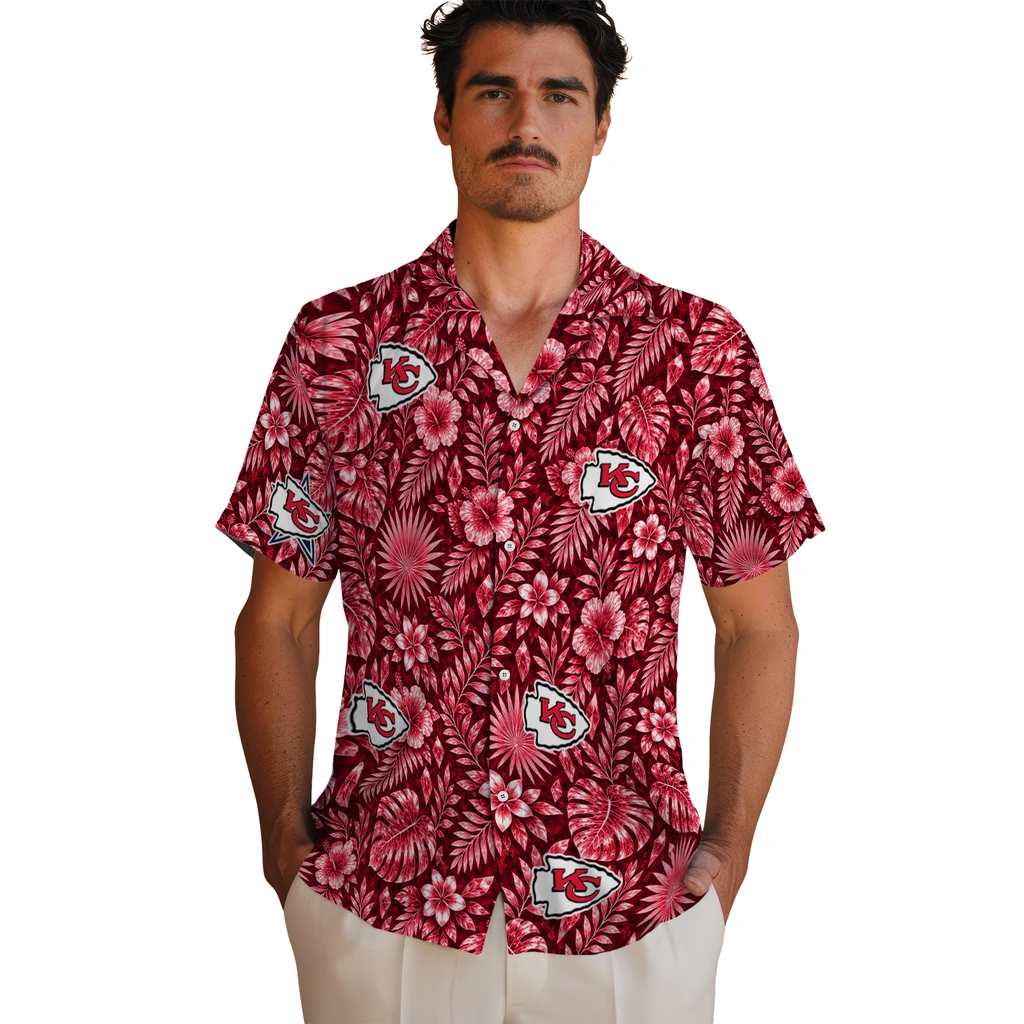 kansas-city-chiefs-hawaiian-shirt-personalized-crystal-foliage-red-fashion-forward.webp