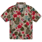 kansas-city-chiefs-hawaiian-shirt-personalized-tiki-masks-warm-beige-best-selling.webp
