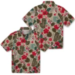 kansas-city-chiefs-hawaiian-shirt-personalized-tiki-masks-warm-beige-best-selling.webp