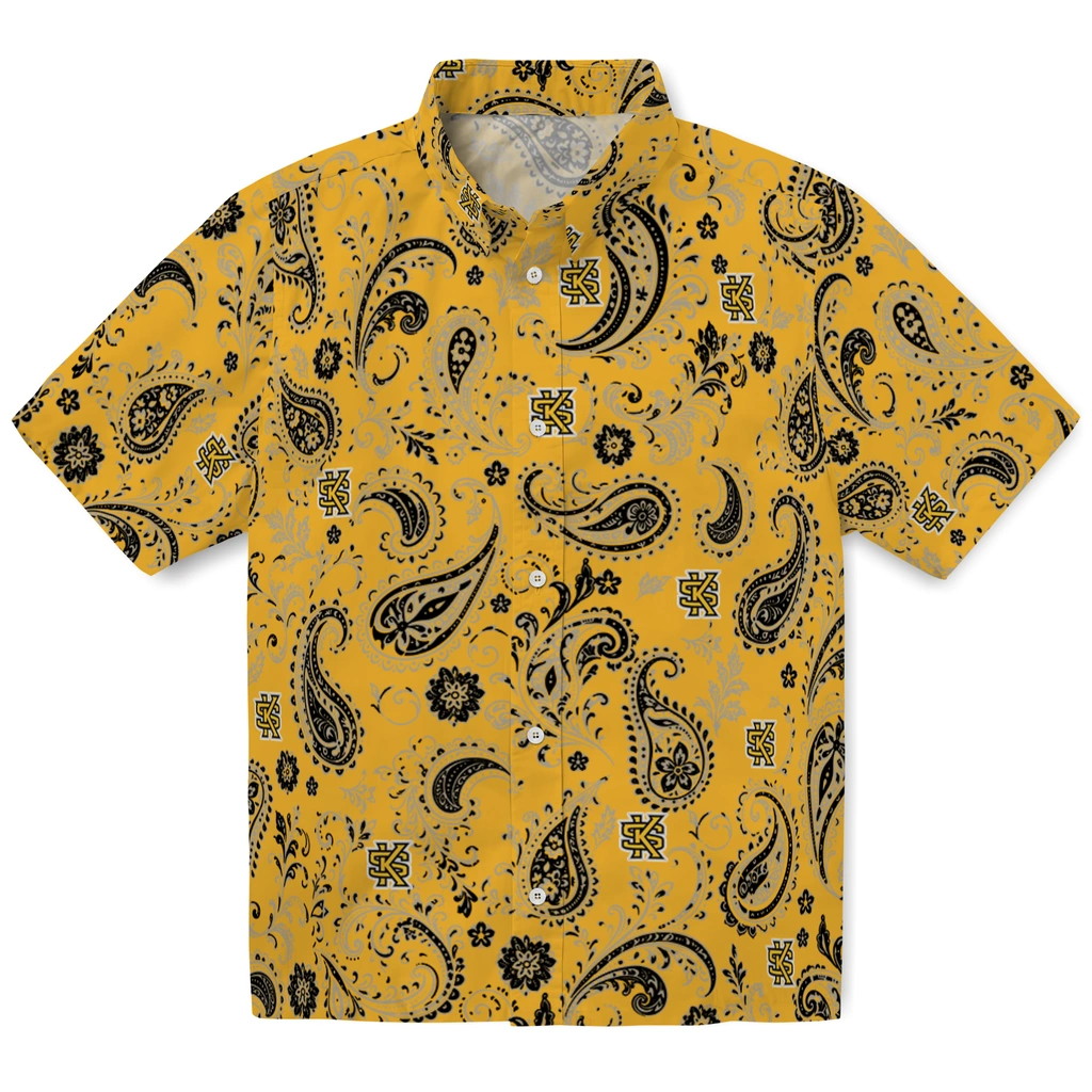 kennesaw-state-owls-hawaiian-shirt-customized-paisley-print-gold-best-selling.webp kennesaw state owls hawaiian shirt customized paisley print gold best selling