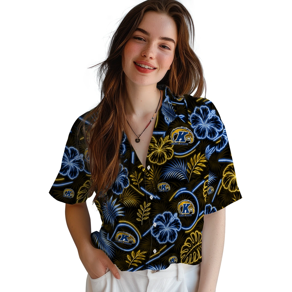 kent-state-golden-flashes-hawaiian-shirt-customized-neon-florals-black-latest-model.webp