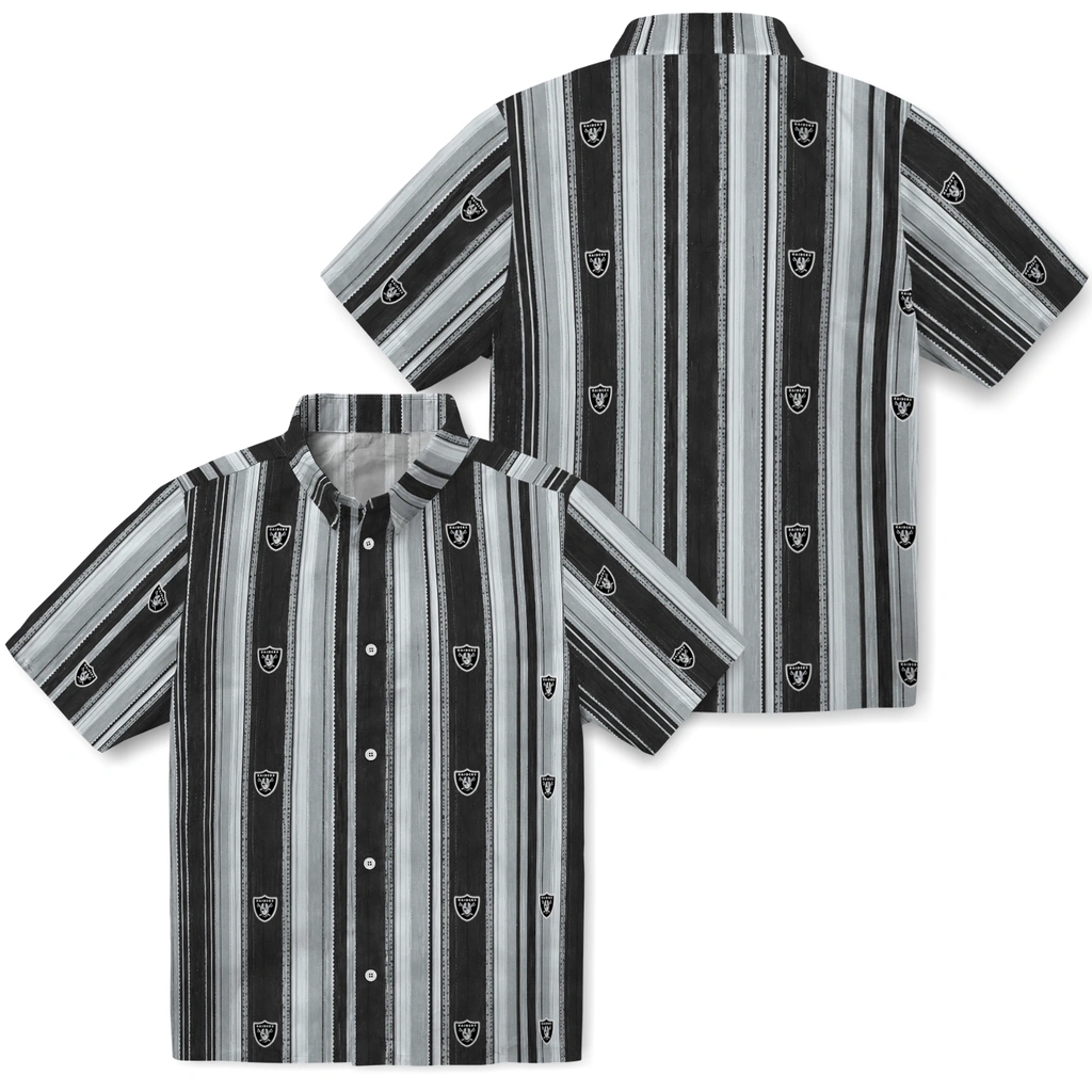 las-vegas-raiders-hawaiian-shirt-customized-distressed-stripes-black-silver-high-quality.webp