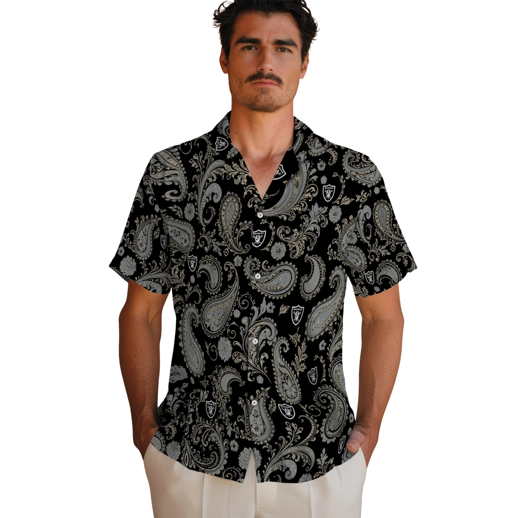 las-vegas-raiders-hawaiian-shirt-customized-paisley-print-black-fashion-forward.webp