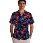 liberty-flames-hawaiian-shirt-custom-neon-florals-black-best-selling.webp