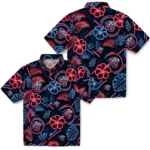 liberty-flames-hawaiian-shirt-custom-neon-florals-black-best-selling.webp