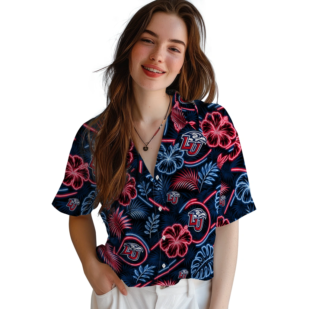 liberty-flames-hawaiian-shirt-custom-neon-florals-black-latest-model.webp