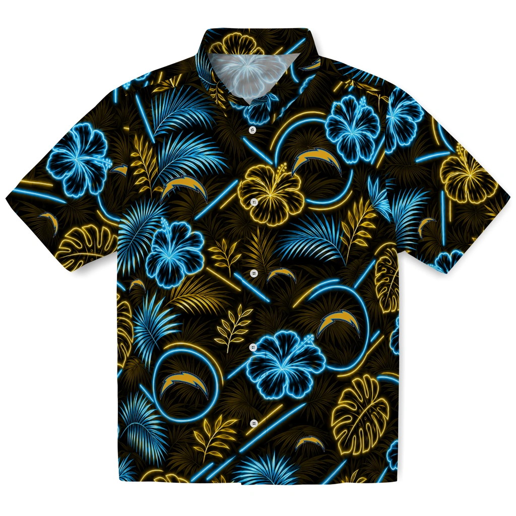 los-angeles-chargers-hawaiian-shirt-custom-neon-florals-black-best-selling.webp los angeles chargers hawaiian shirt custom neon florals black best selling