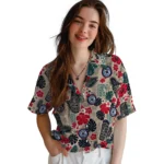los-angeles-clippers-hawaiian-shirt-customized-tiki-masks-warm-beige-best-selling.webp