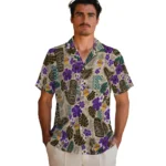 los-angeles-lakers-hawaiian-shirt-personalized-tiki-masks-warm-beige-best-selling.webp