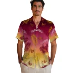 louisiana-monroe-warhawks-hawaiian-shirt-customized-ombre-fronds-red-best-selling.webp
