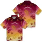 louisiana-monroe-warhawks-hawaiian-shirt-customized-ombre-fronds-red-best-selling.webp