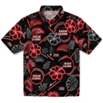 louisiana-ragin-cajuns-hawaiian-shirt-customized-neon-florals-black-best-selling.webp