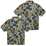 marquette-golden-eagles-hawaiian-shirt-customized-tiki-masks-warm-beige-best-selling.webp