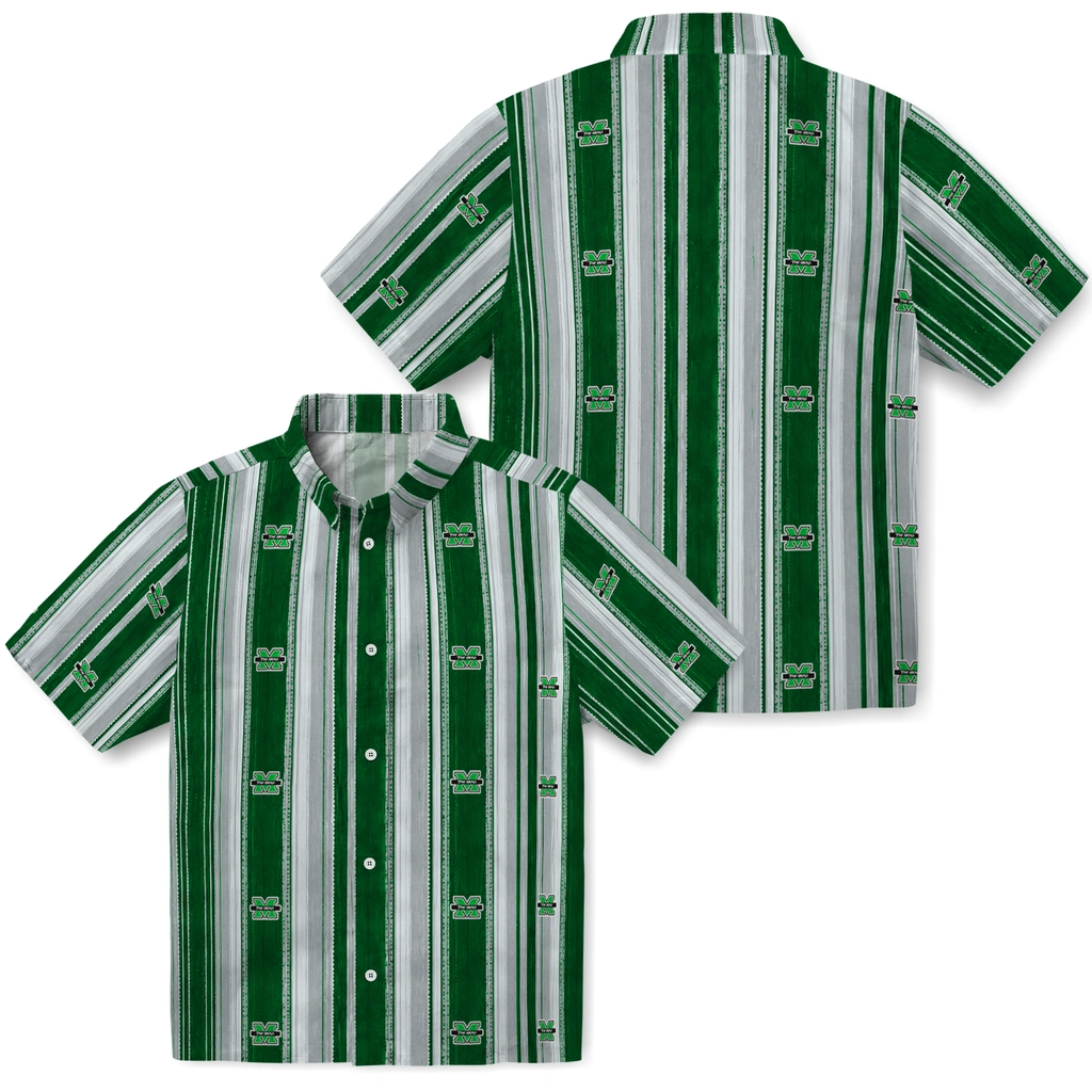 marshall-thundering-herd-hawaiian-shirt-custom-distressed-stripes-green-gray-high-quality.webp