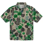 marshall-thundering-herd-hawaiian-shirt-personalized-tiki-masks-warm-beige-best-selling.webp