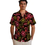 maryland-terrapins-hawaiian-shirt-personalized-neon-florals-black-best-selling.webp