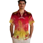 maryland-terrapins-hawaiian-shirt-personalized-ombre-fronds-red-best-selling.webp