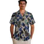 memphis-grizzlies-hawaiian-shirt-custom-tiki-masks-warm-beige-best-selling.webp