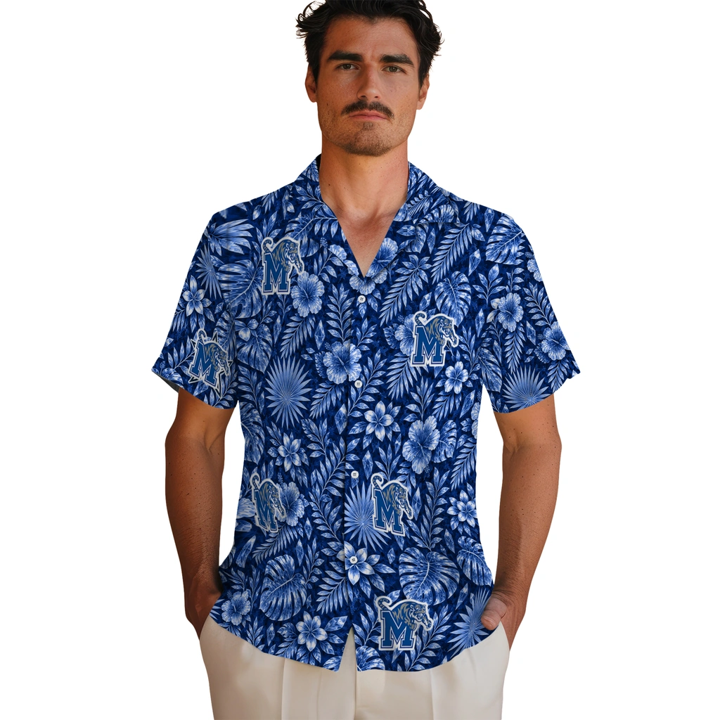 memphis-tigers-hawaiian-shirt-personalized-crystal-foliage-blue-fashion-forward.webp