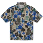 memphis-tigers-hawaiian-shirt-personalized-tiki-masks-warm-beige-best-selling.webp